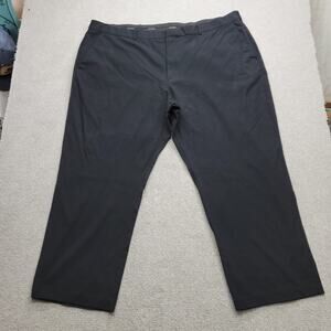 Van Heusen Dress Pants Mens 50x30 Black Big Tall Office Formal